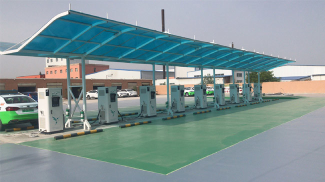 최신 회사 사례 예청, 신장의 120KW DC 충전소